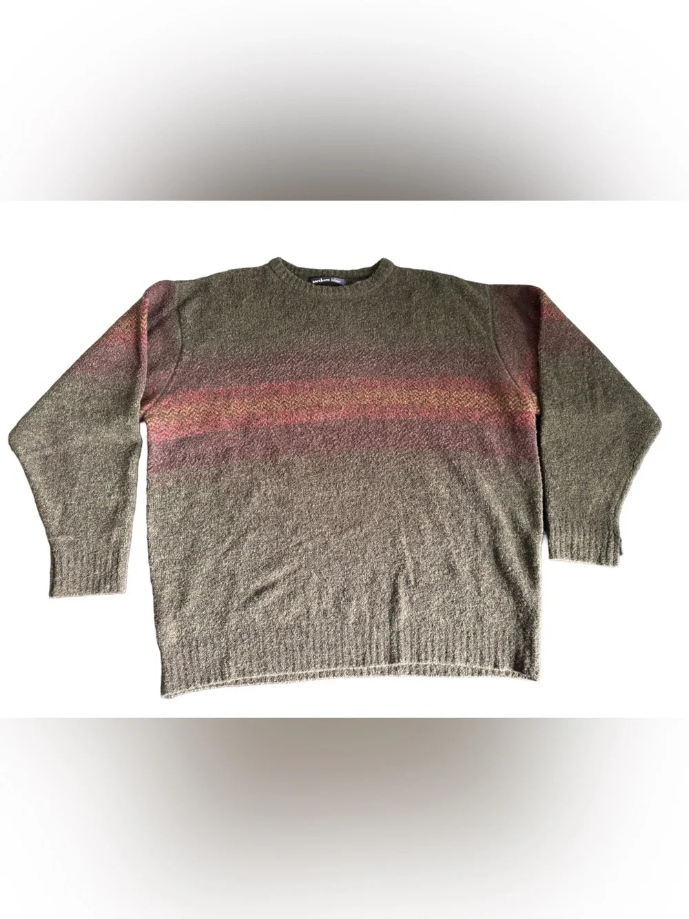 Vintage Northern Isles XL Merino Wool Lambs Wool Knit Pullover Sweater